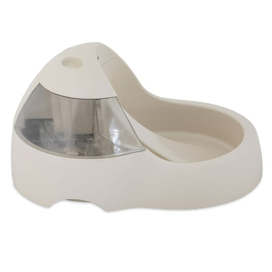 Fonte de água para animais de estimação Pet Mate Deluxe Fresh Flow Creme Bege Plástico 3 L