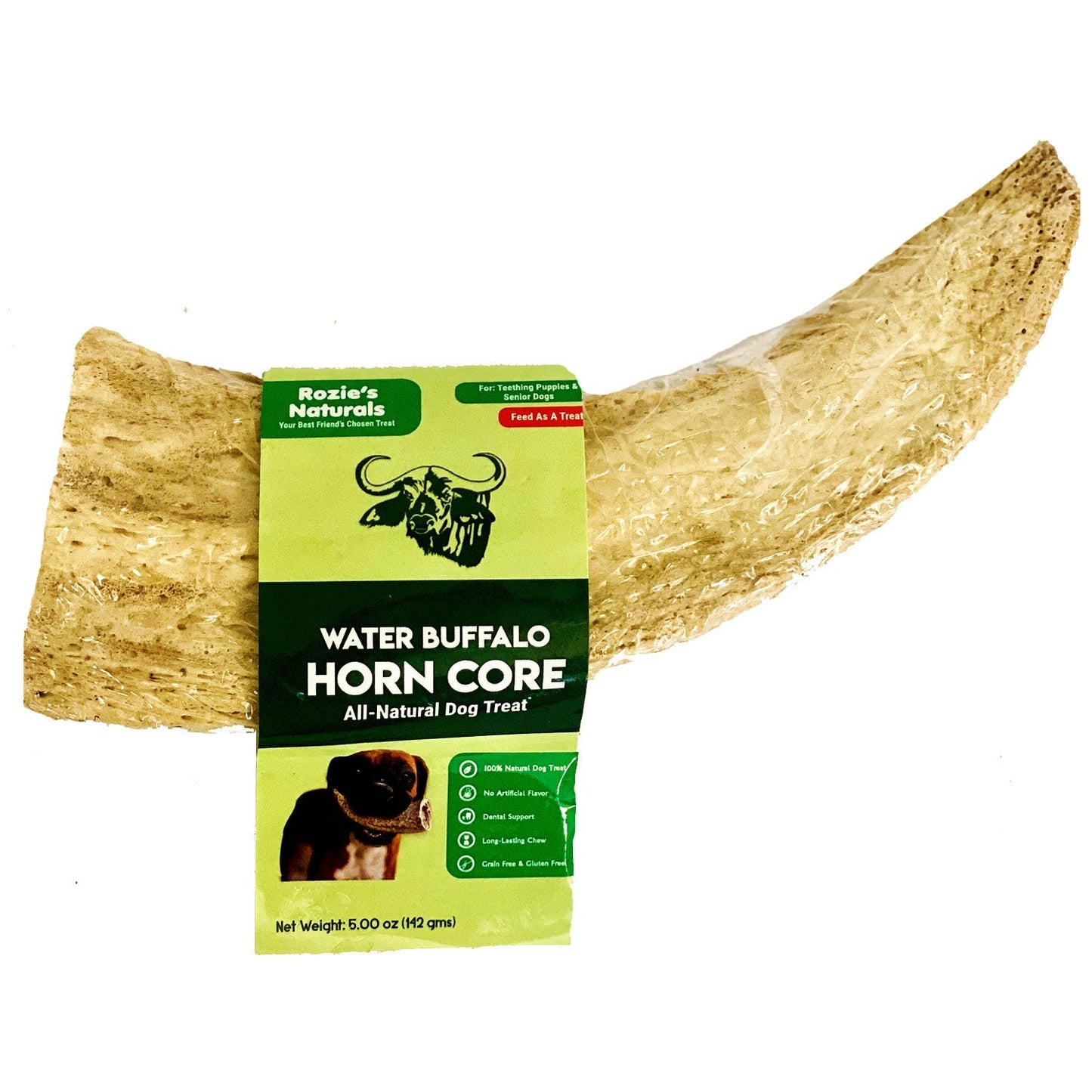 Mastigáveis para cães com núcleo de chifre de búfalo d'água - 2 unidades - 10 oz (WSP)