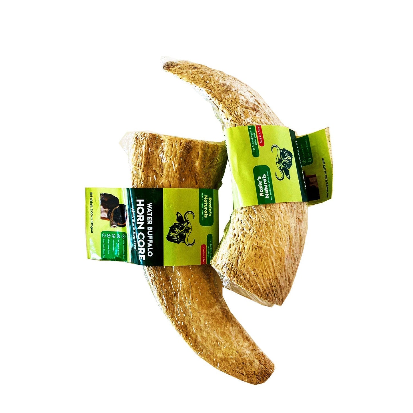 Mastigáveis para cães com núcleo de chifre de búfalo d'água - 2 unidades - 10 oz (WSP)