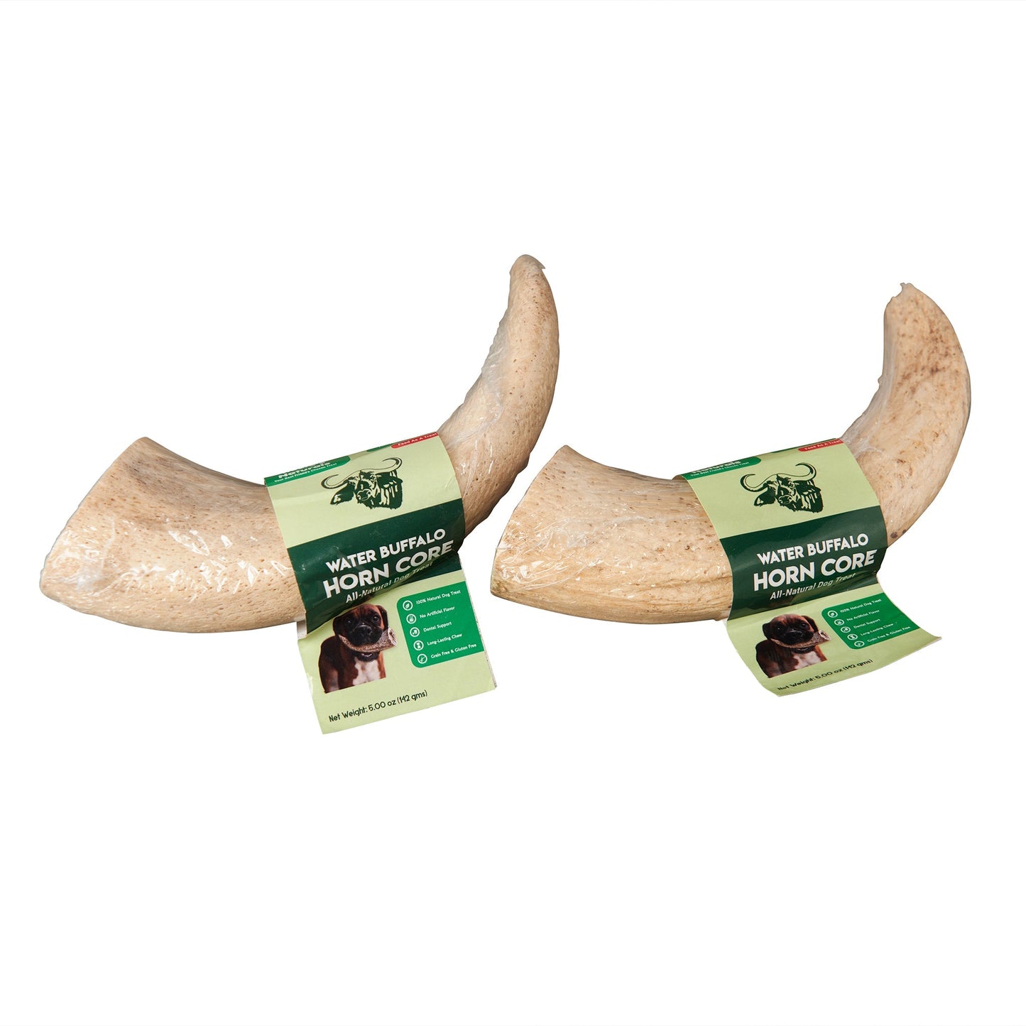 Mastigáveis para cães com núcleo de chifre de búfalo d'água - 2 unidades - 10 oz (WSP)